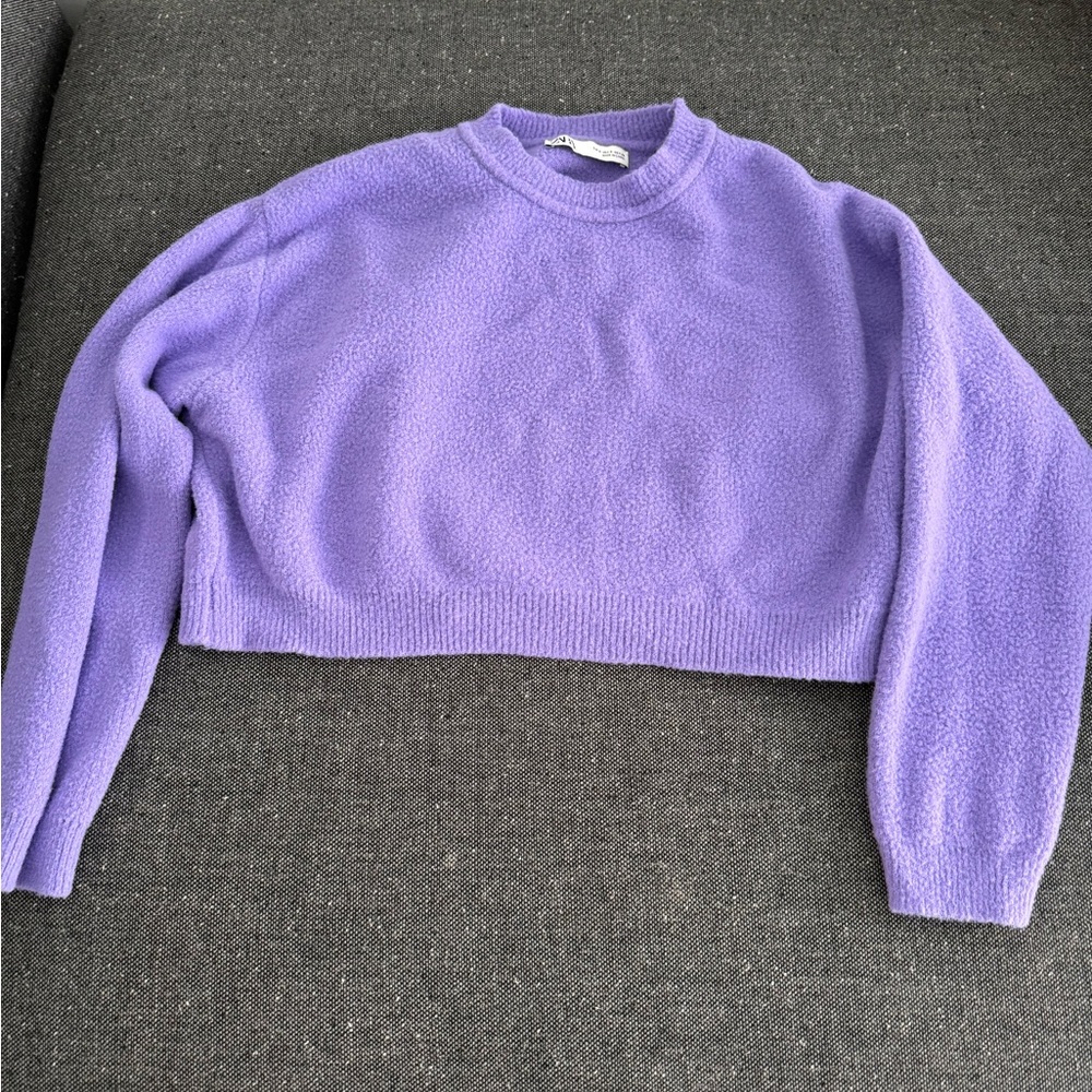 Cropped Zara sweater
